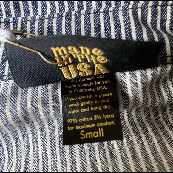 SOLD Julia Railroad Stripe Jumpsuit - Picture 6 of 6